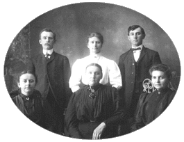 The six immigrant children of 

Jakob and Margarethe Zeisset